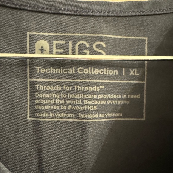 Figs Navy Blue Women's Top - Picture 2 of 4